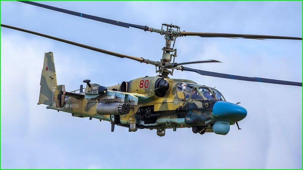 Russian Attack Helicopter- Kamov-52 helicopters