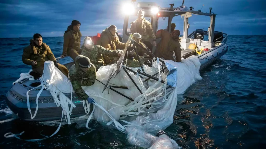 Chinese Spy Balloon Debris 1