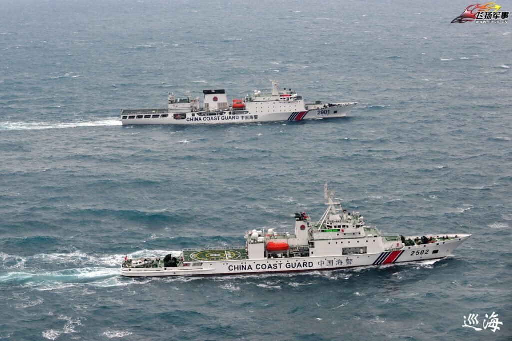 China Coast Guard Ships Navigate In Japan's Territorial Waters Near The Senkaku Islands