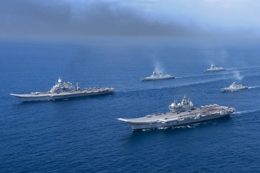 Multi-Carrier Battle Group Exercise Projects India's Maritime Might