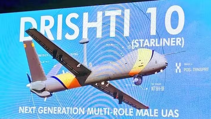 Adani Aerospace To Supply Full Fleet Of Drishti 10 Starliner Drones By February