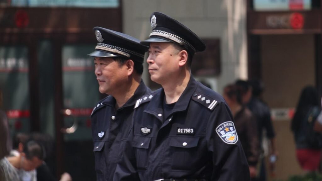 Chinese Police In Kiribati