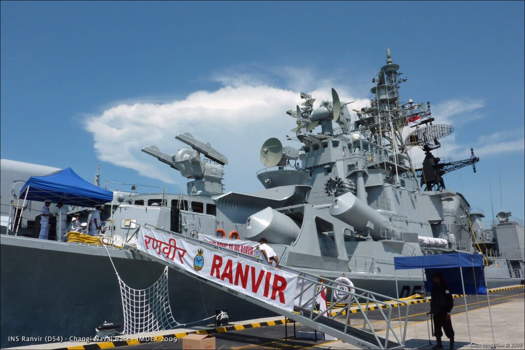 Indian Navy Ship INS Ranvir Arrives In Bangladesh For Operational Deployment